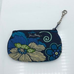 Vera Bradley Coin Purse/Wallet, Mod Floral Blue